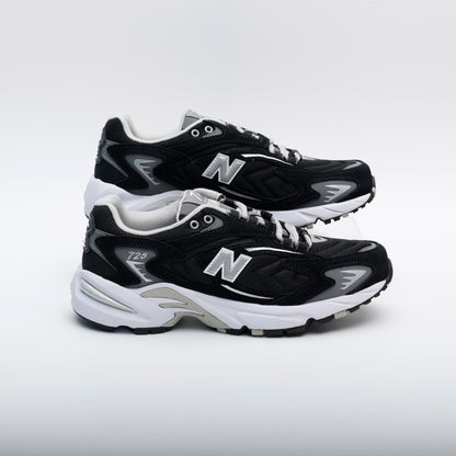 New Balance 725, Black Grey and White