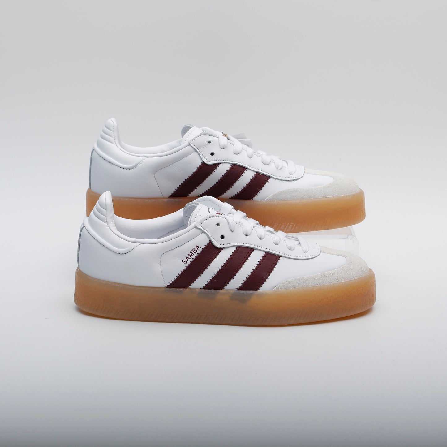 Adidas Sambae Cloud White, Shadow Red