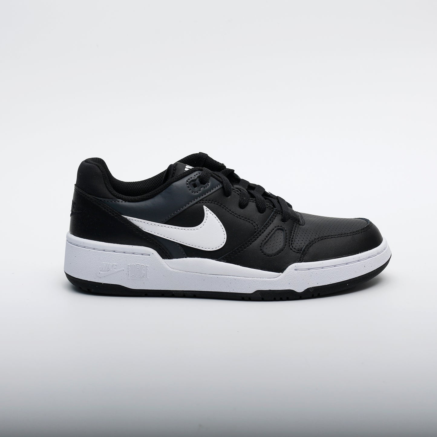 Nike Full Force Low Trainers, Black and White