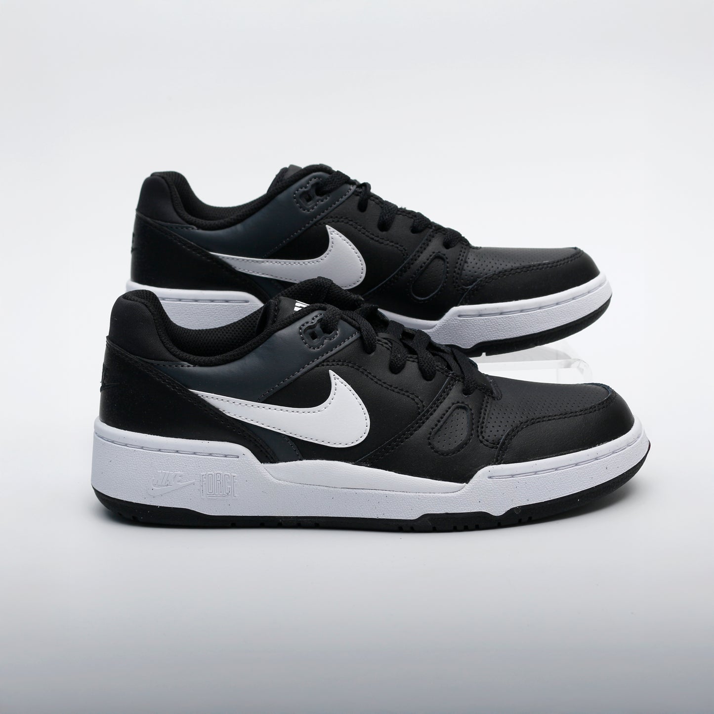 Nike Full Force Low Trainers, Black and White