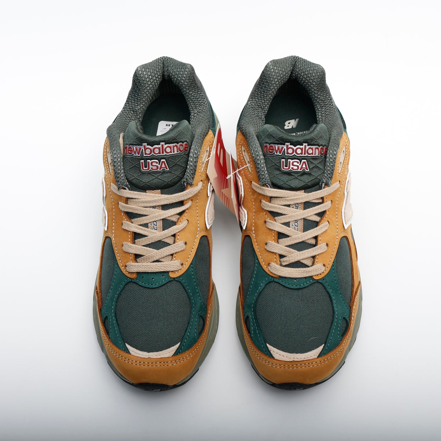 New Balance 990v3 Made in USA Tan Green
