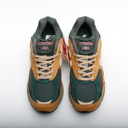 New Balance 990v3 Made in USA Tan Green