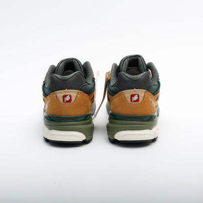 New Balance 990v3 Made in USA Tan Green