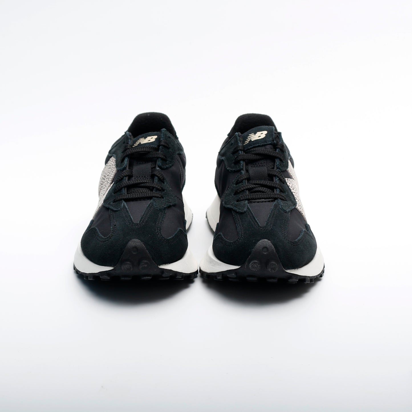 New Balance 327 Black White Leopard