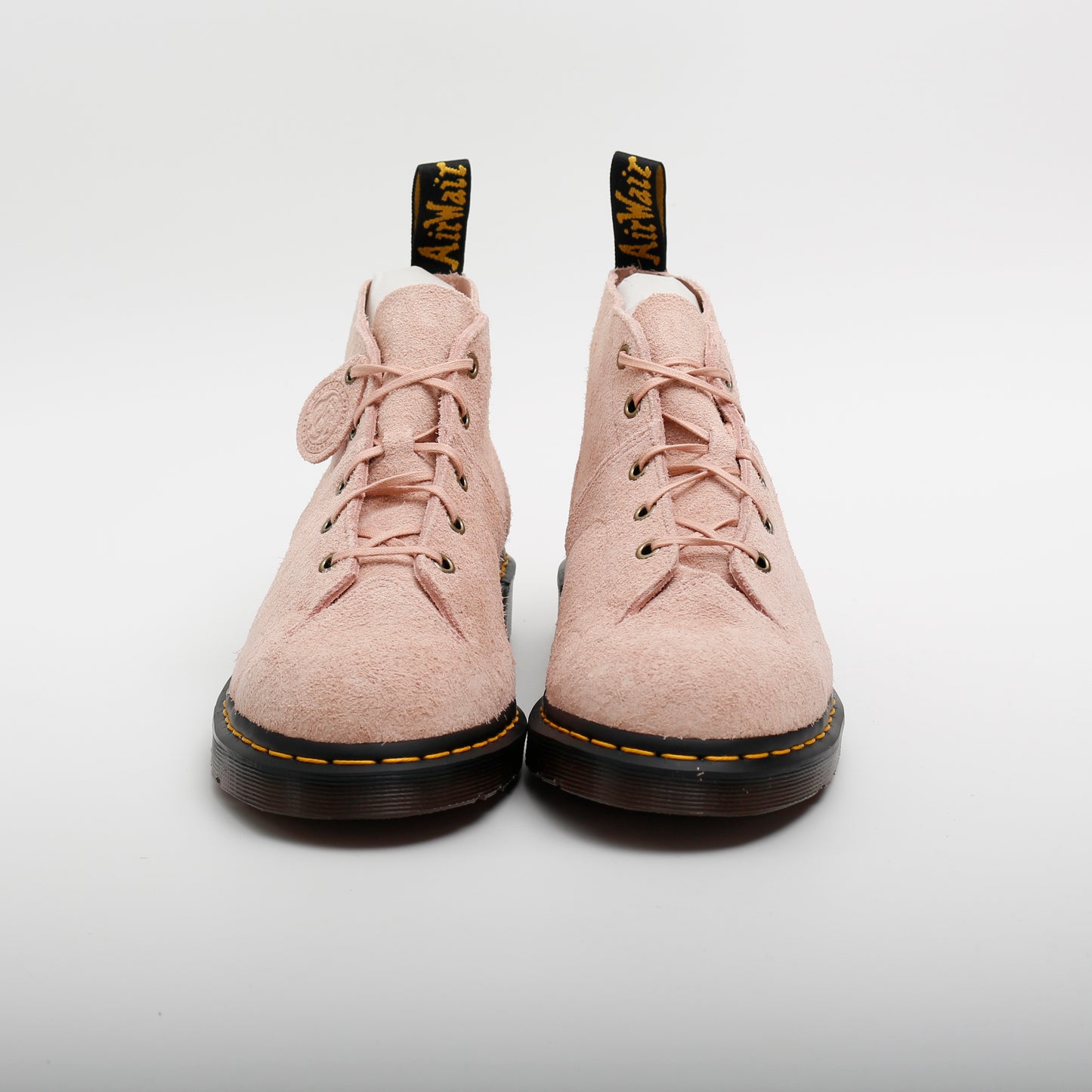 Dr Martens Church Boots Peach Beige Desert Oasis Suede