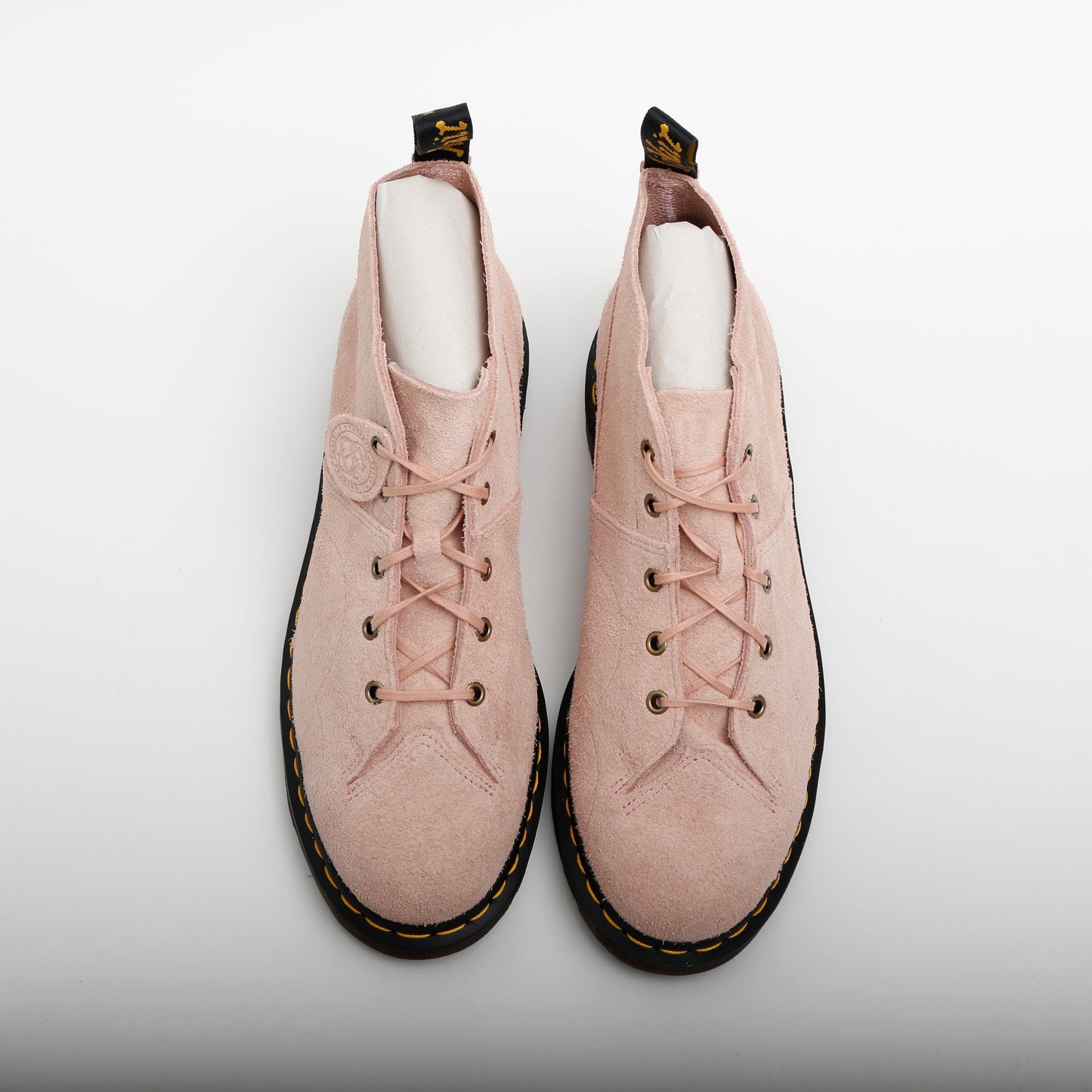Dr Martens Church Boots Peach Beige Desert Oasis Suede