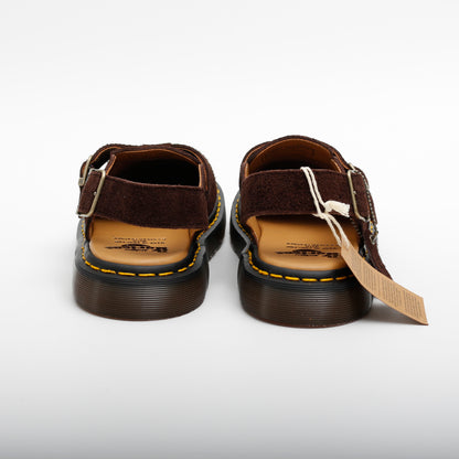 Dr. Martens Jorge Sandals, Dark Brown Desert Oasis Suede