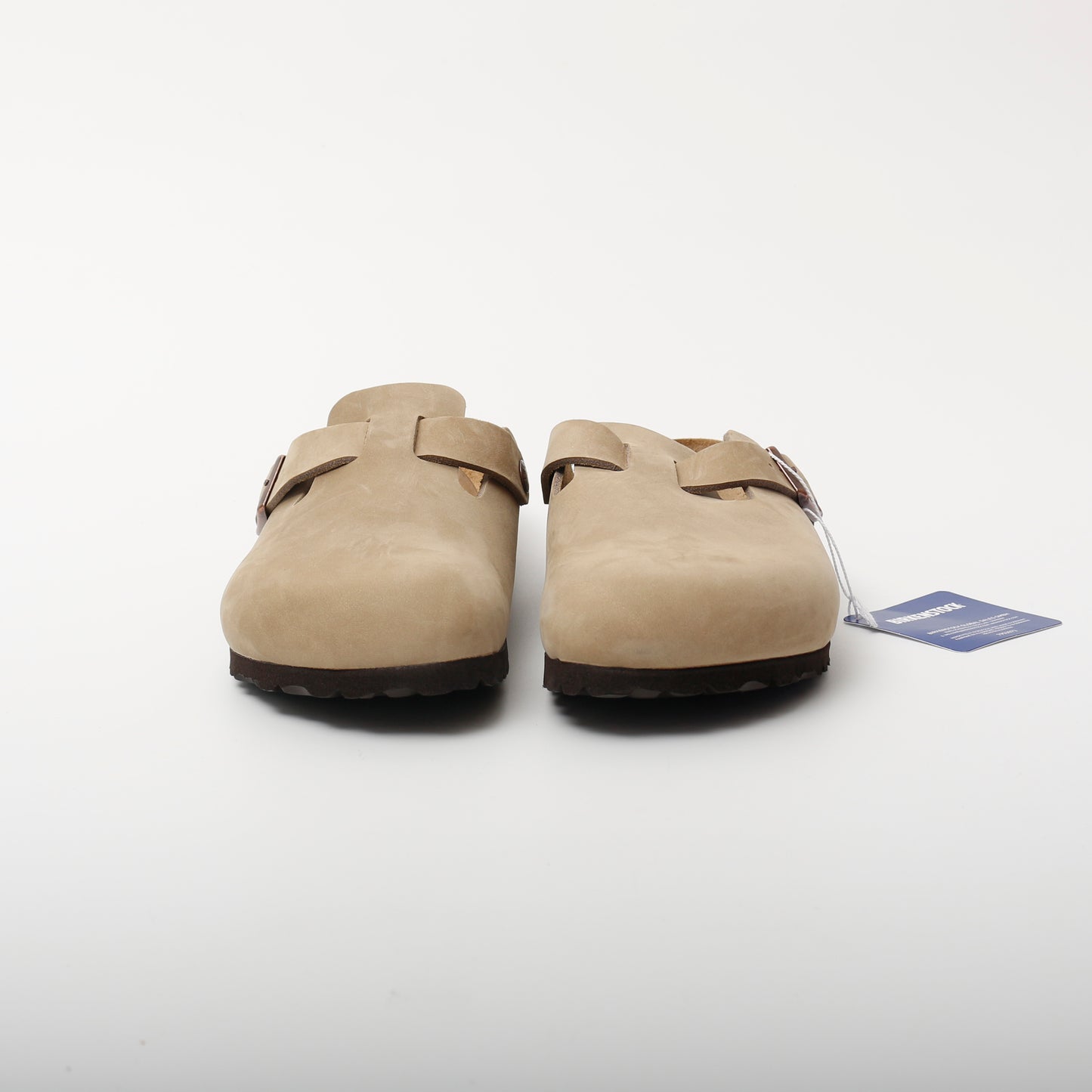 Birkenstock Boston Clogs, Tobacco Brown Leather