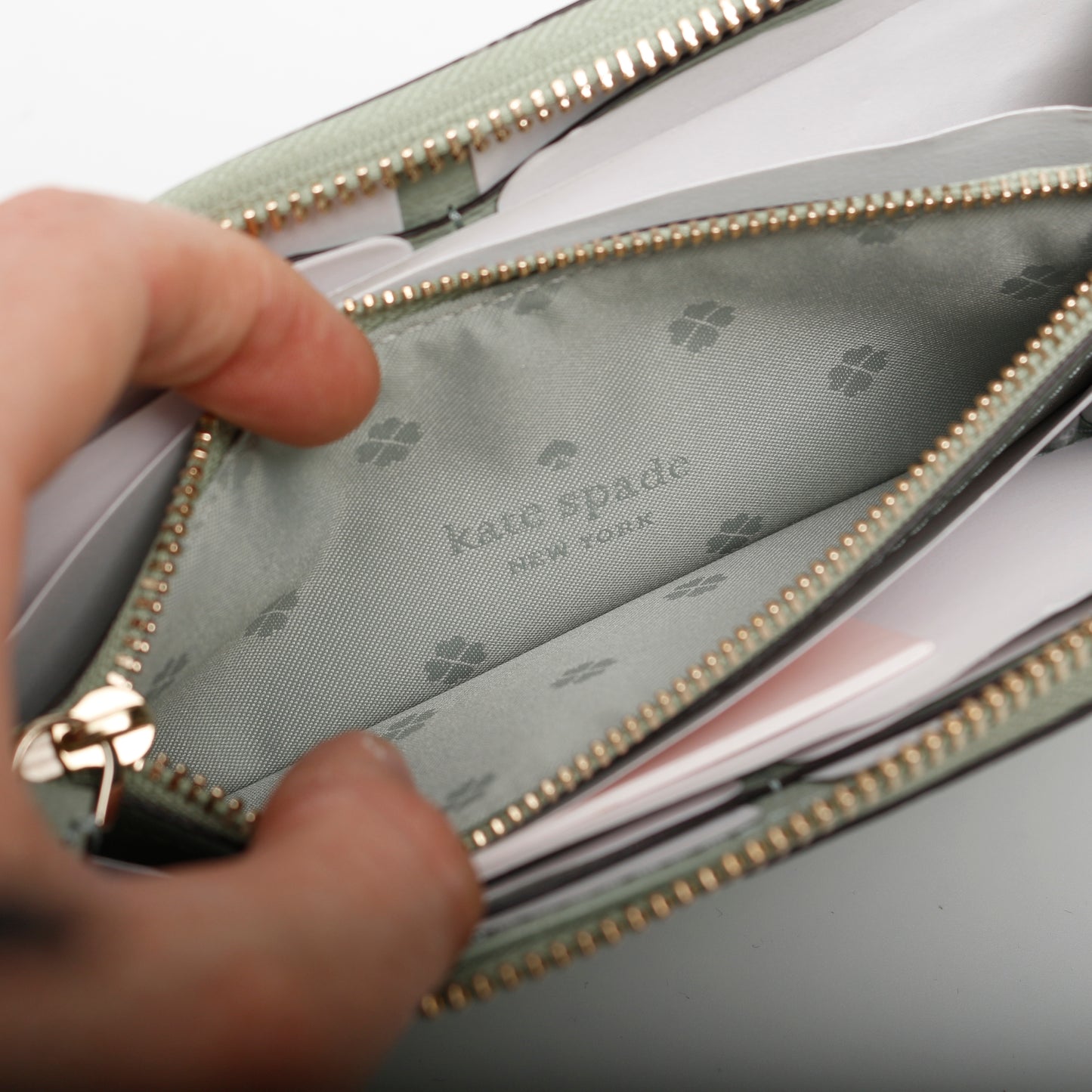 Kate Spade Sylvia Slim Continental Wallet, Pale Green