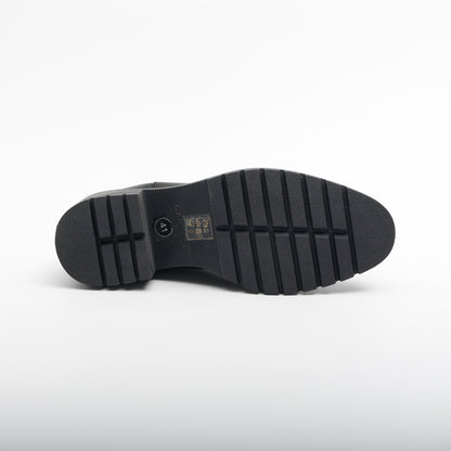 Carevla Champion Leather Ankle Boots, Black