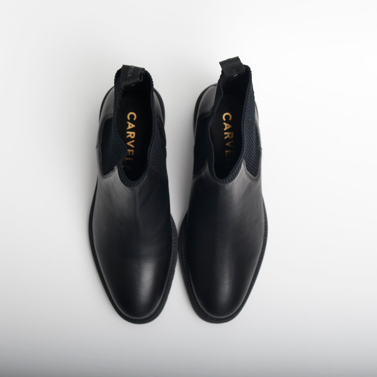 Carevla Champion Leather Ankle Boots, Black