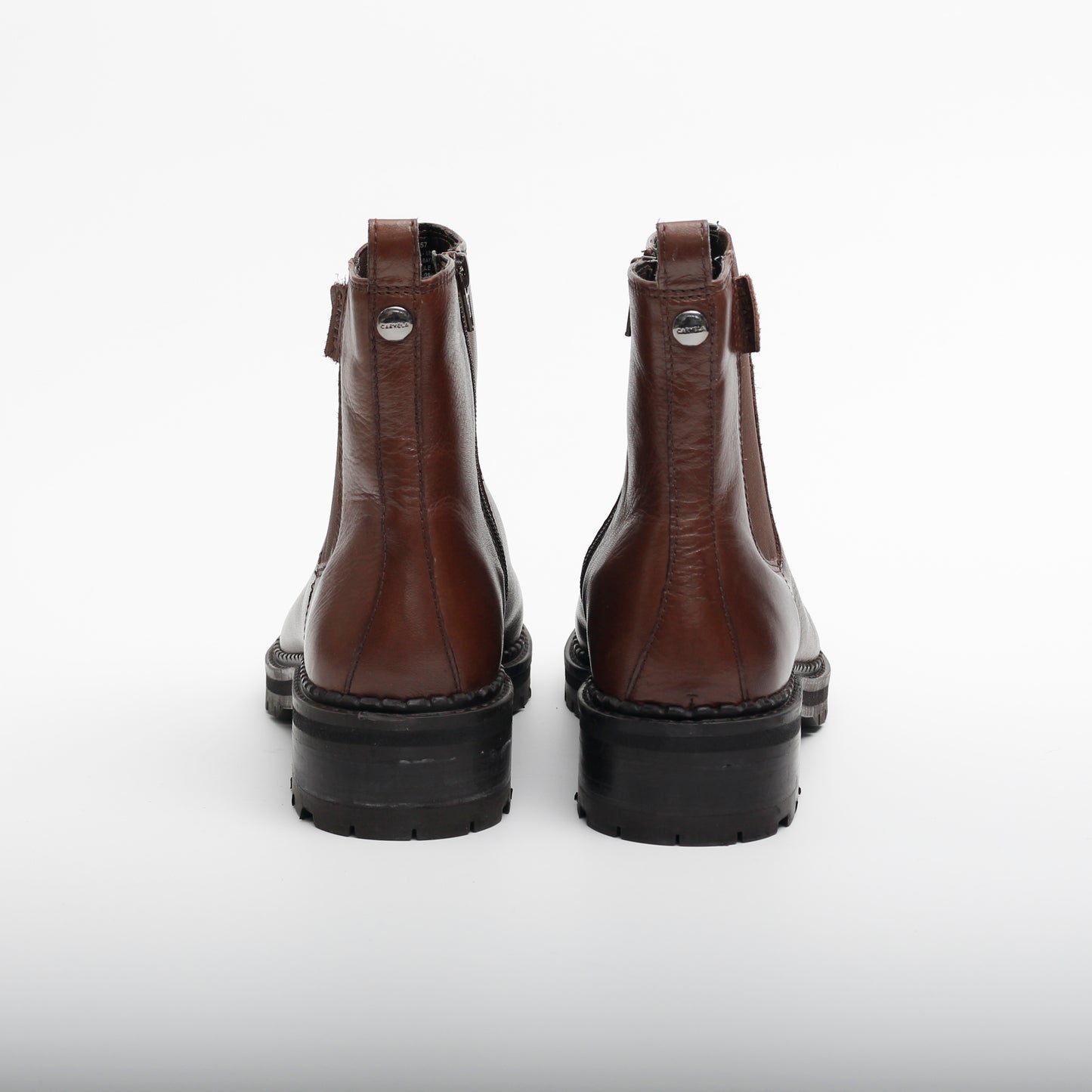 Carevla Companion Leather Ankle Boots, Brown