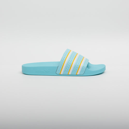 Adidas Adilette Slides, Blue Zest