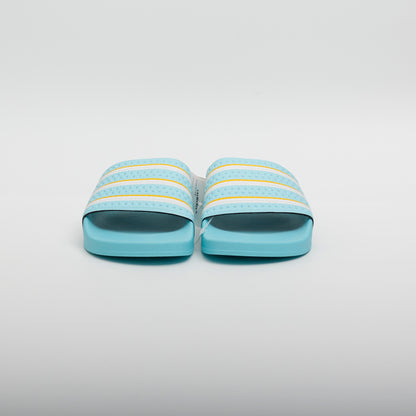 Adidas Adilette Slides, Blue Zest