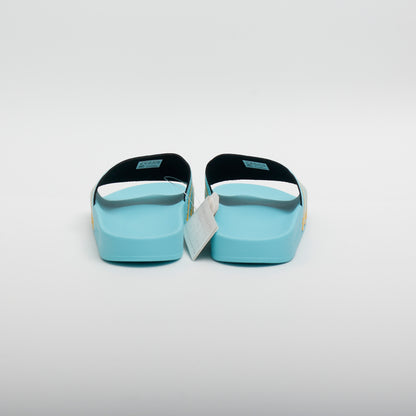 Adidas Adilette Slides, Blue Zest
