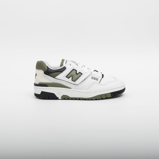 New Balance BB550 White Dark Olivine