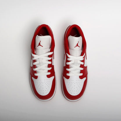 Nike Jordan 1 Low GS, Summit White Varsity Red