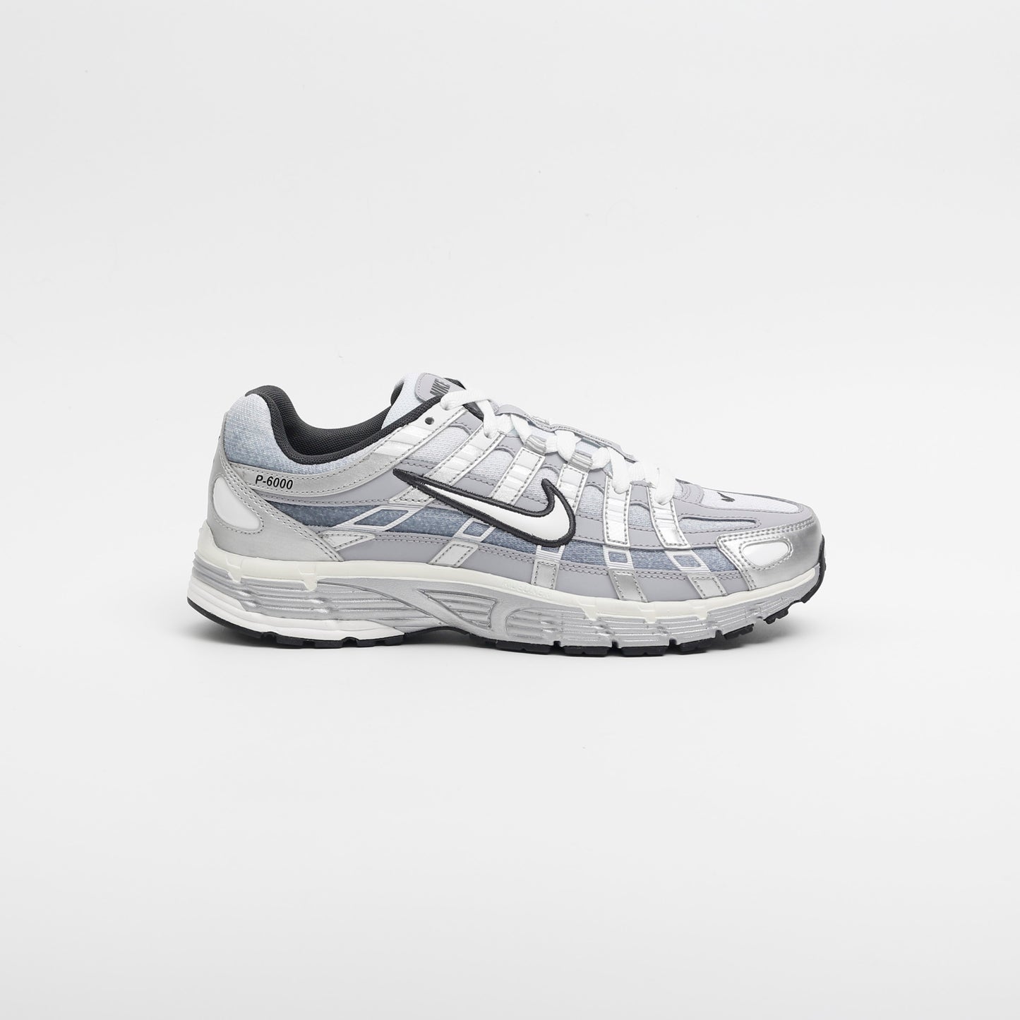 Nike P-6000 Metallic Silver Wolf Grey