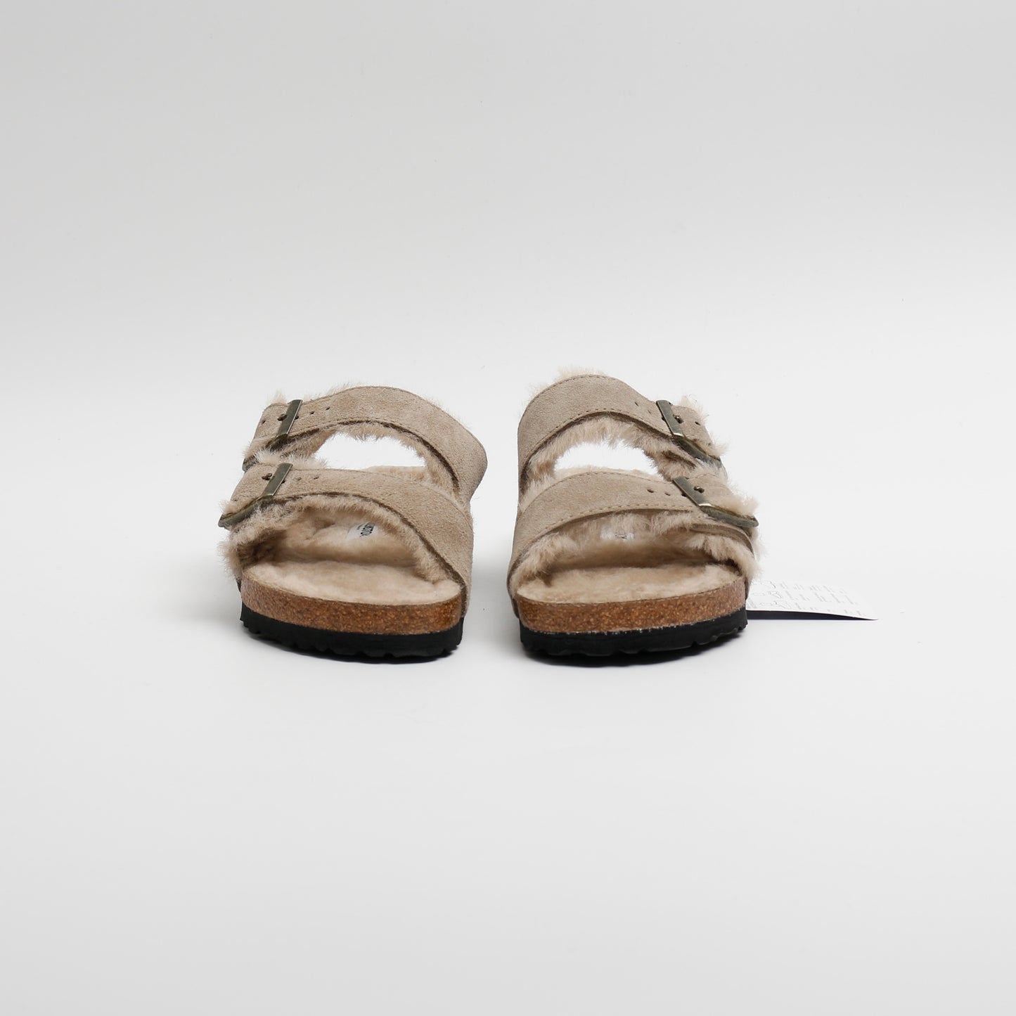 Birkenstock Arizona Shearling, Taupe Suede