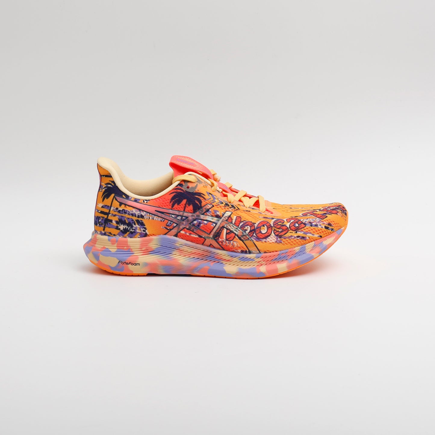 ASICS Gel Noosa Tri 14, Palm Print Neon Orange