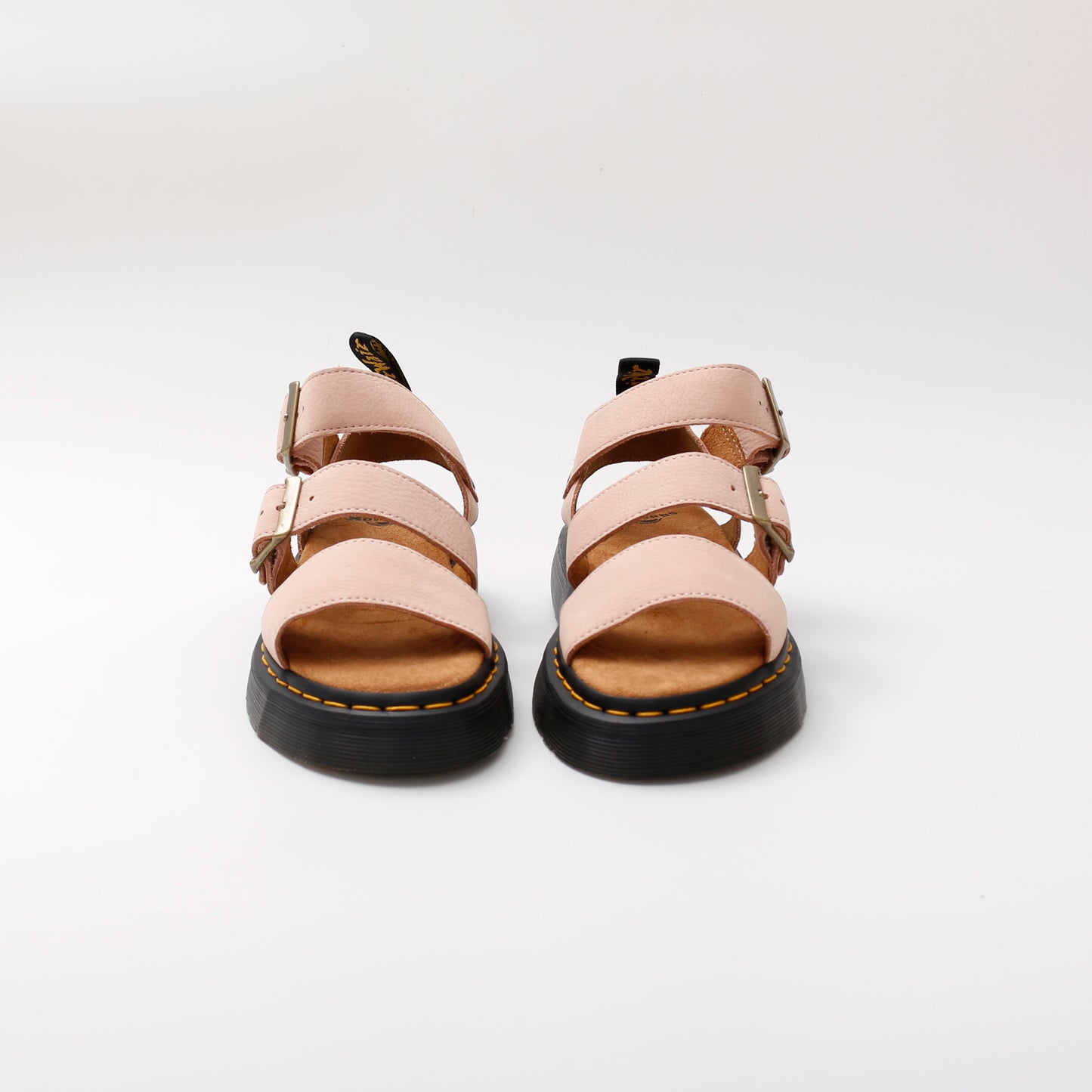Dr. Martens Powder Pink Leather Gryphon Sandals